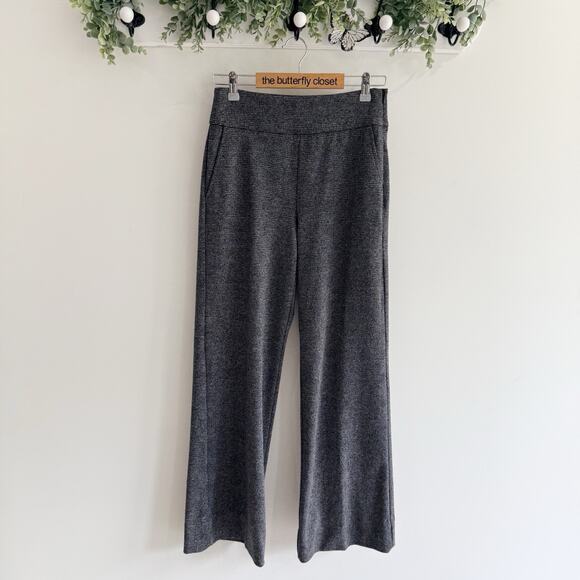 CAbi Pants - Cabi Bond High-Rise Wide Leg Trousers Gray Plaid Zipper Size 4 H4891